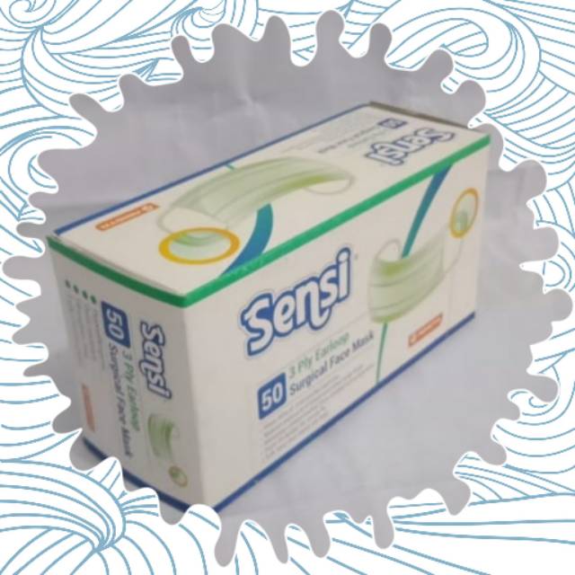MASKER SENSI EARLOOP/Surgical Face Mask