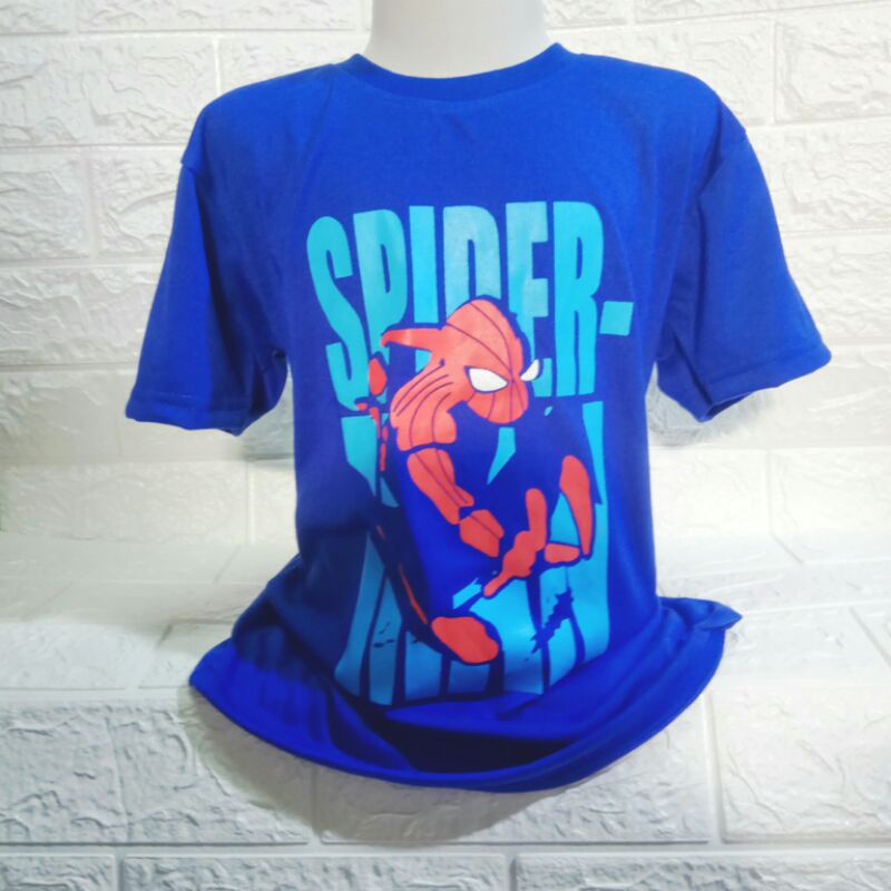 RULLY68SHOP_100%REALPIC KAOS ANAK Katun Bergambar Superhero KAOS DISTRO ANAK MULAI 1-11TH BISA COD