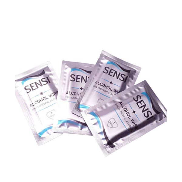 Sensi Alcohol Wipe Swabs isi 20 lembar/Tisu Basah Sensi