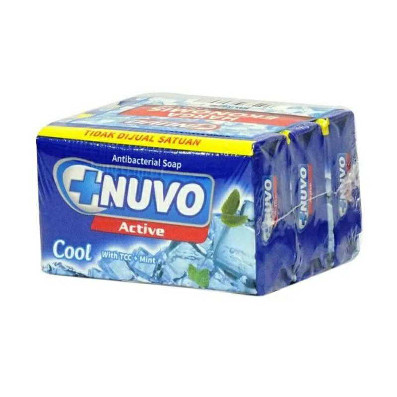 Nuvo sabun batang 76 g isi 3
