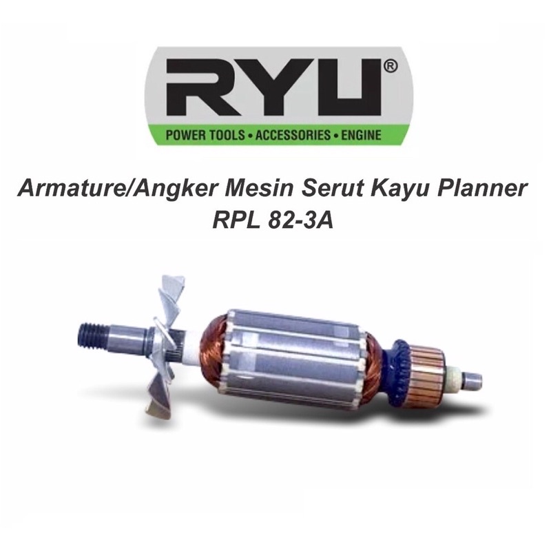 ANGKER / ARMATURE MESIN PLANNER RPL82-3A MESIN PLANER SUGU KETAM PASAH SERUT KAYU