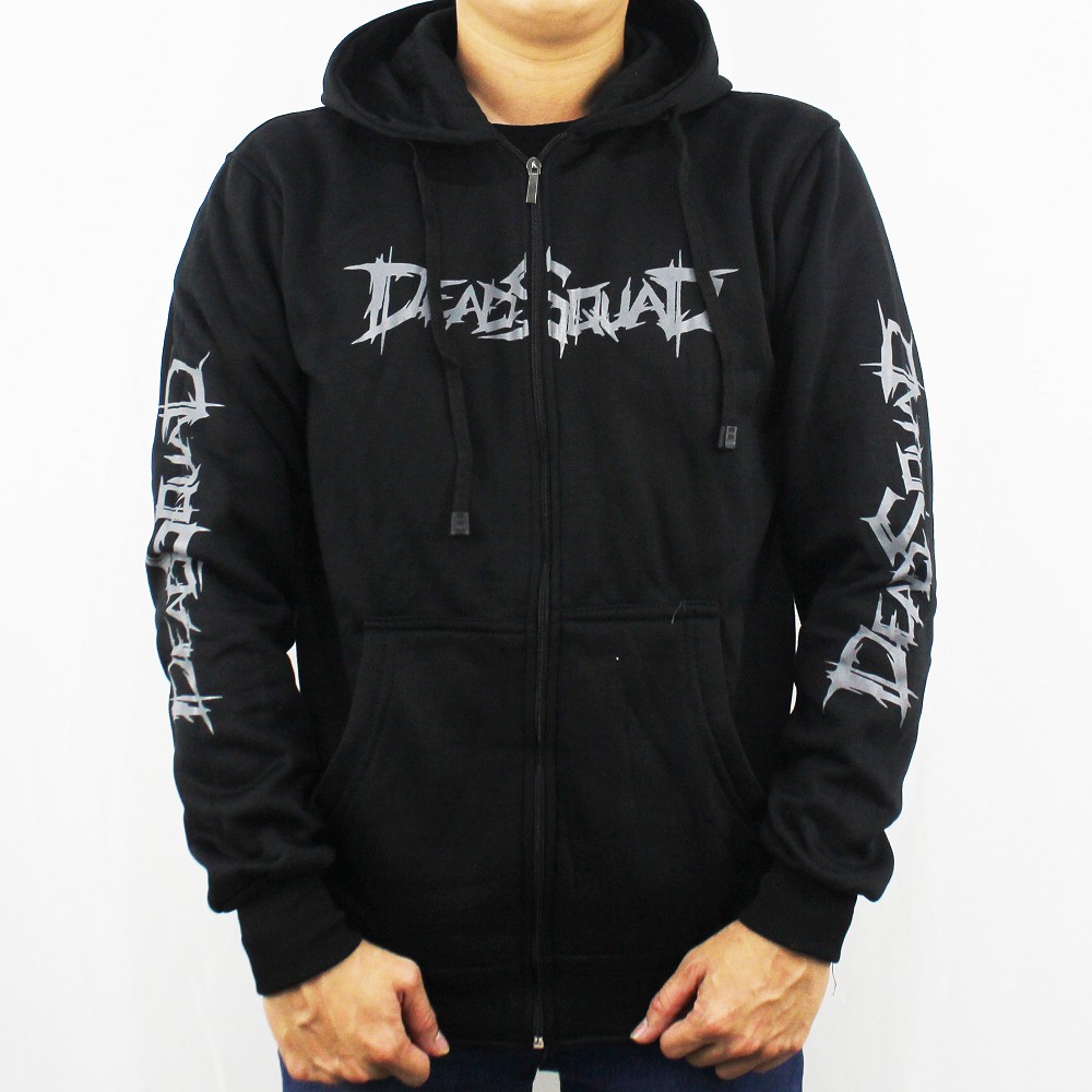 JAKET HOODIE MUSIK DEADSQUAD M L XL XXL 03 - JAKET DEADSQUAD METAL - JAKET UNDERGROUND DEADSQUAD