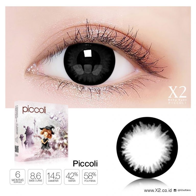 [ Normal ] X2 Picolla - Picolli Black Baby Eyes