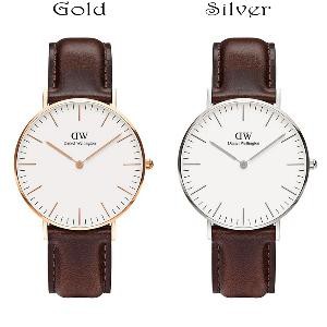 Jam Tangan Daniel Wellington Classic DW Original warna Bristol Silver Gold PJ1
