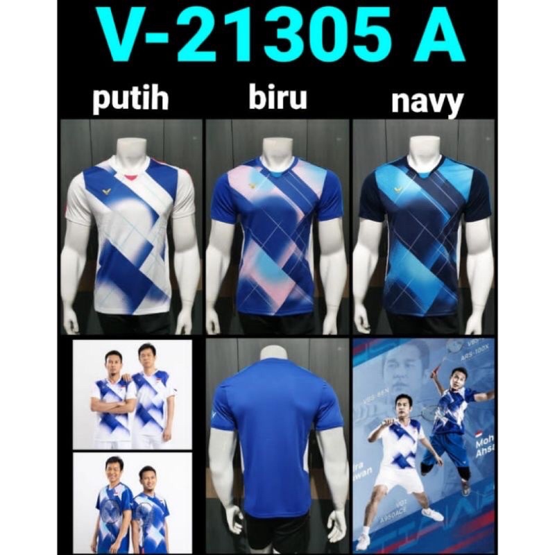 Kaos badminton victor tim indonesia terbaru 2021