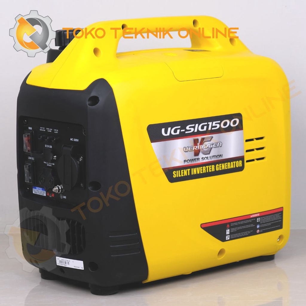 GENSET INVERTER SILENT / GENERATOR INVERTER - 1500 WATT - VERMOGEN