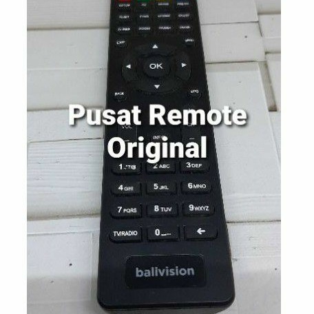 REMOTE REMOT RECEIVER PARABOLA BALI VISION ORIGINAL ASLI