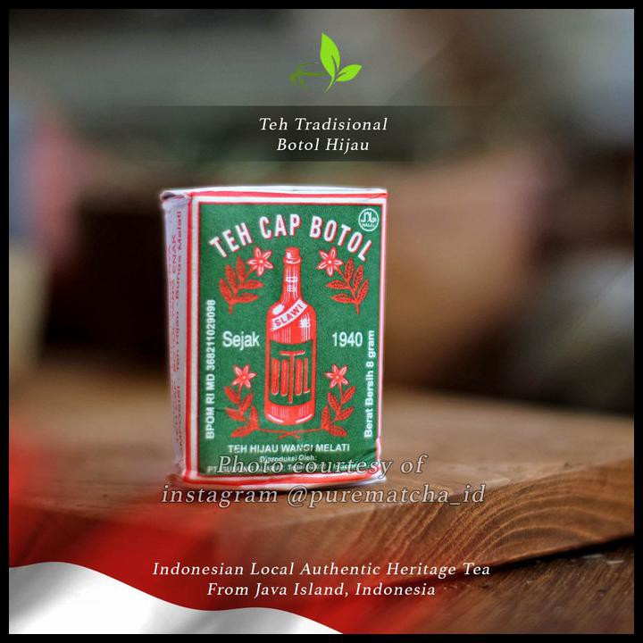 

Teh Indonesia - Cap Botol Hijau Kecil 8Gr 1Pack Indonesian Jasmine Tea