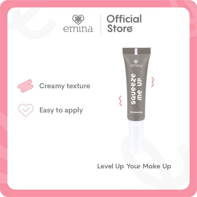 EMINA Squeeze Me Up Series Indonesia / Mascara Browcara Liquid Concealer Glass Lipstick Facial Wash Face Scrub Toner Mist Serum Day Night Eye Cream Sunscreen Mask Masker Lip Tint Matte Gloss / Bright Stuff Ms Pimple Acne Solution Sun Protection Spf Paket