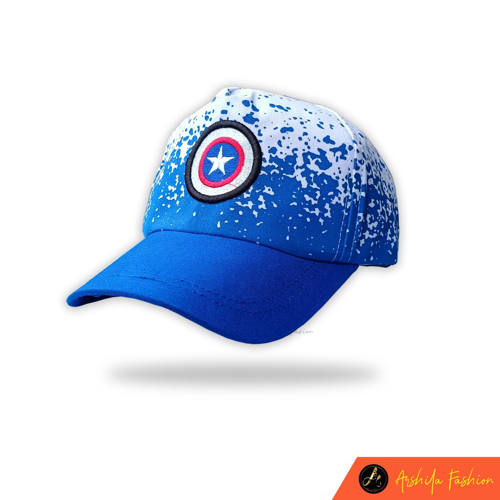 Topi Anak Laki laki motif Bercak Kartun Anak