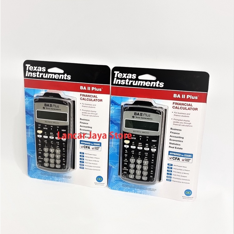Texas Instruments BA II Plus Kalkulator Financial Original