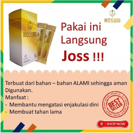 

KOSAGI 100% ASLI - SUPLEMEN MINUMAN KUAT DI RANJANG SAMPAI PAGI