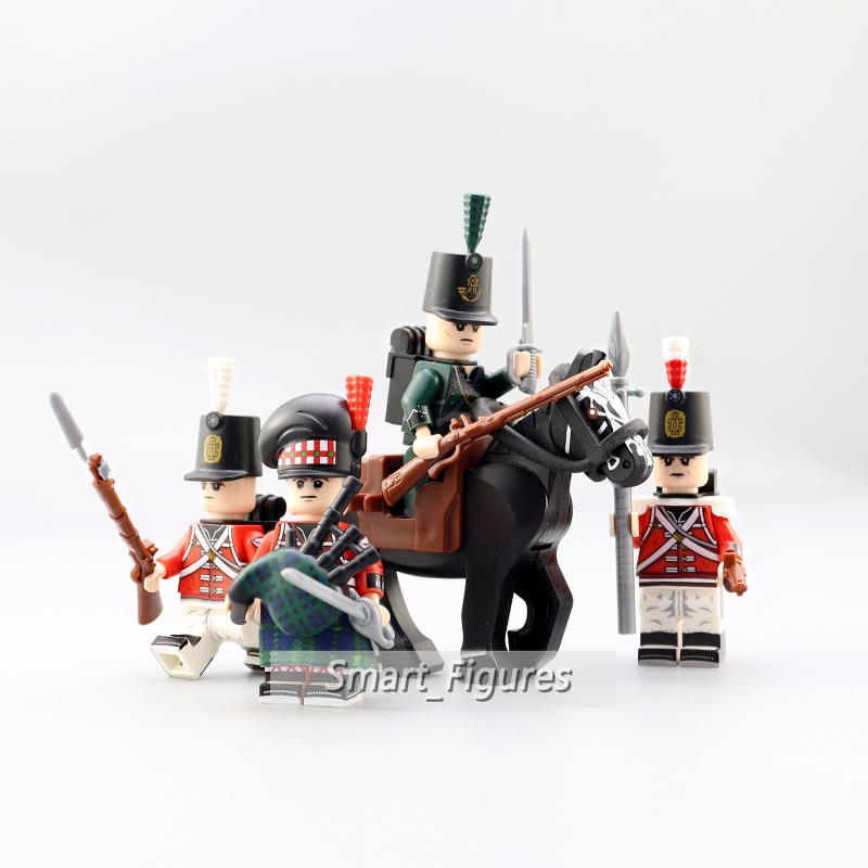 Napoleonic Wars N001-N012 Mainan Action Figure Prancis Swiss Pranciss Spanyol Mini Untuk Hadiah