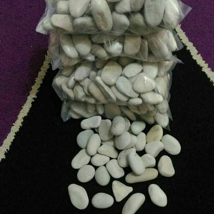 Batu Koral Putih Ukuran Kecil 500 gr