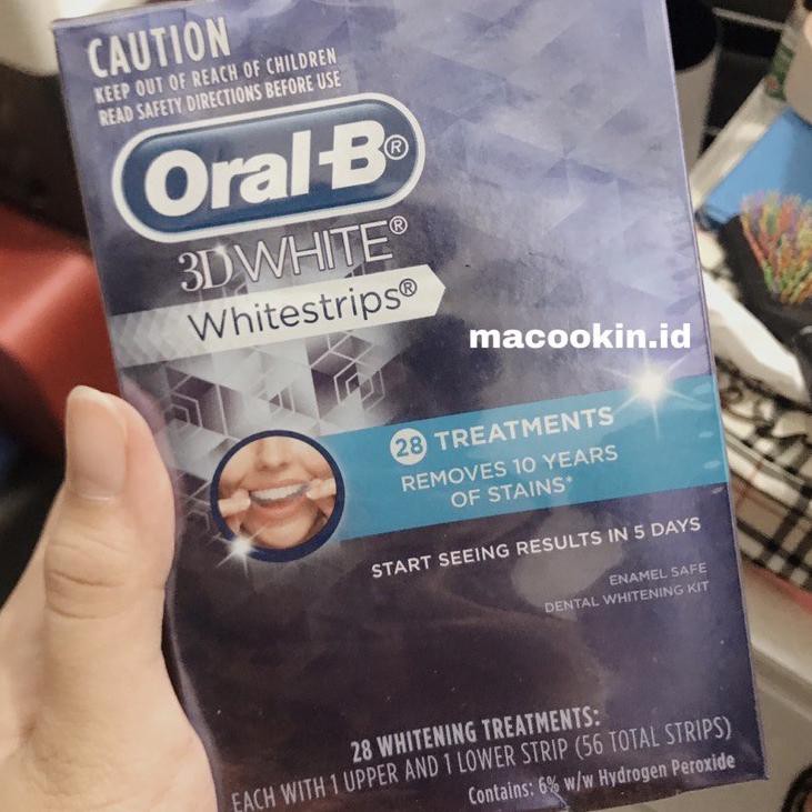 Best Terlaris MND PEMUTIH GIGI ORAL-B WHITE STRIP SATUAN ORAL B PEMUTIH GIGI 3D WHITENING WHITESTRIP