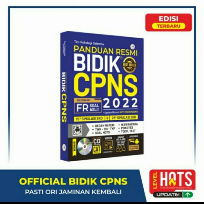 

GRATIS ONGKIR BUKU PANDUAN RESMI BIDIK CPNS 2022/2023 DILENGKAPI MATERI RADIKALISME KPL257