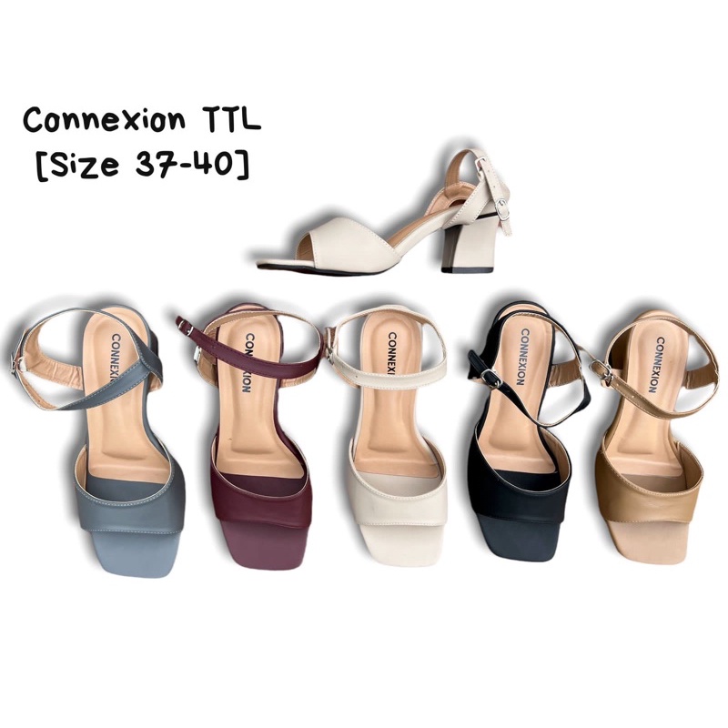 Wedges Connexion / Wedges New Wanita Best Seller Merk Matahari / Sepatu Wanita Connexion / Wedges Ko