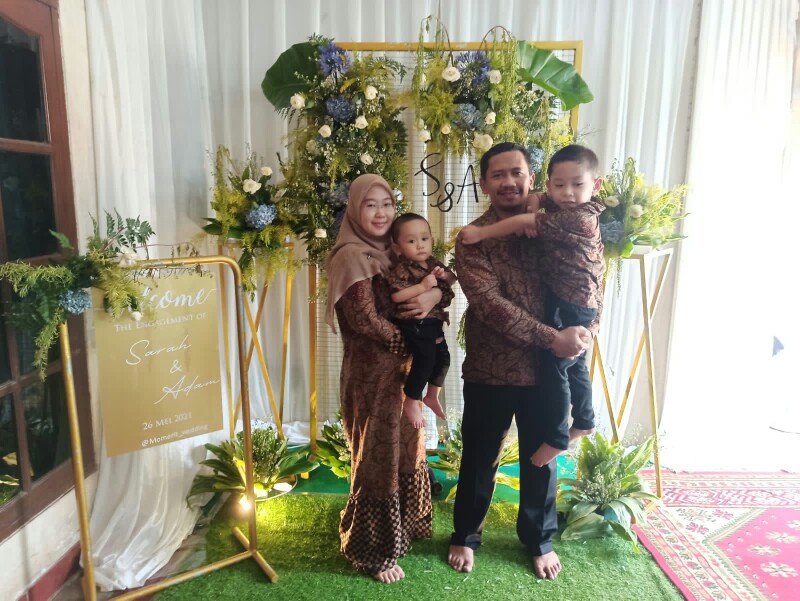 Batik Couple Keluarga Sania Ruffle Ori Ndoro Jowi Dnt Terbaru