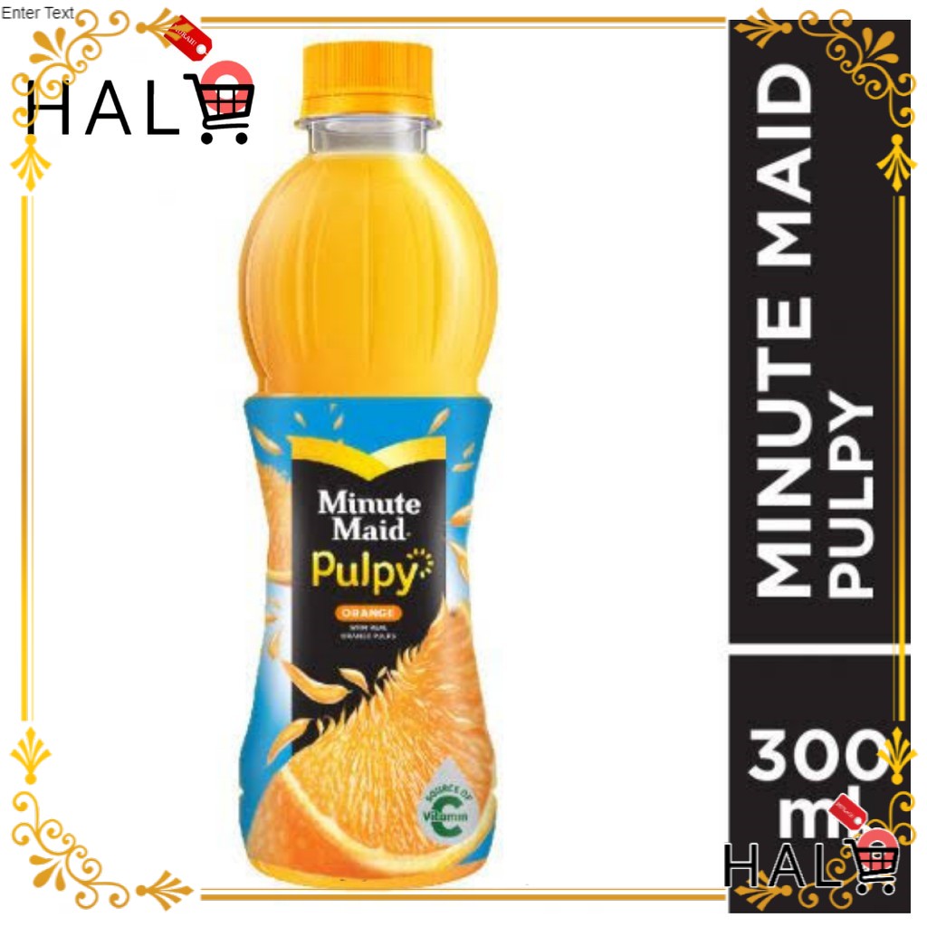 

MINUTE MAID PULPY ORANGE 300ML