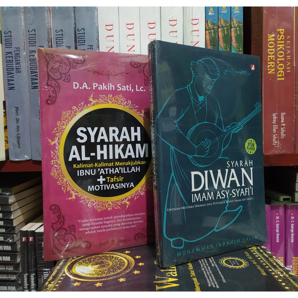 PAKET BUKU Syarah Al-Hikam & Syarah Diwan Imam Asy-Syafii