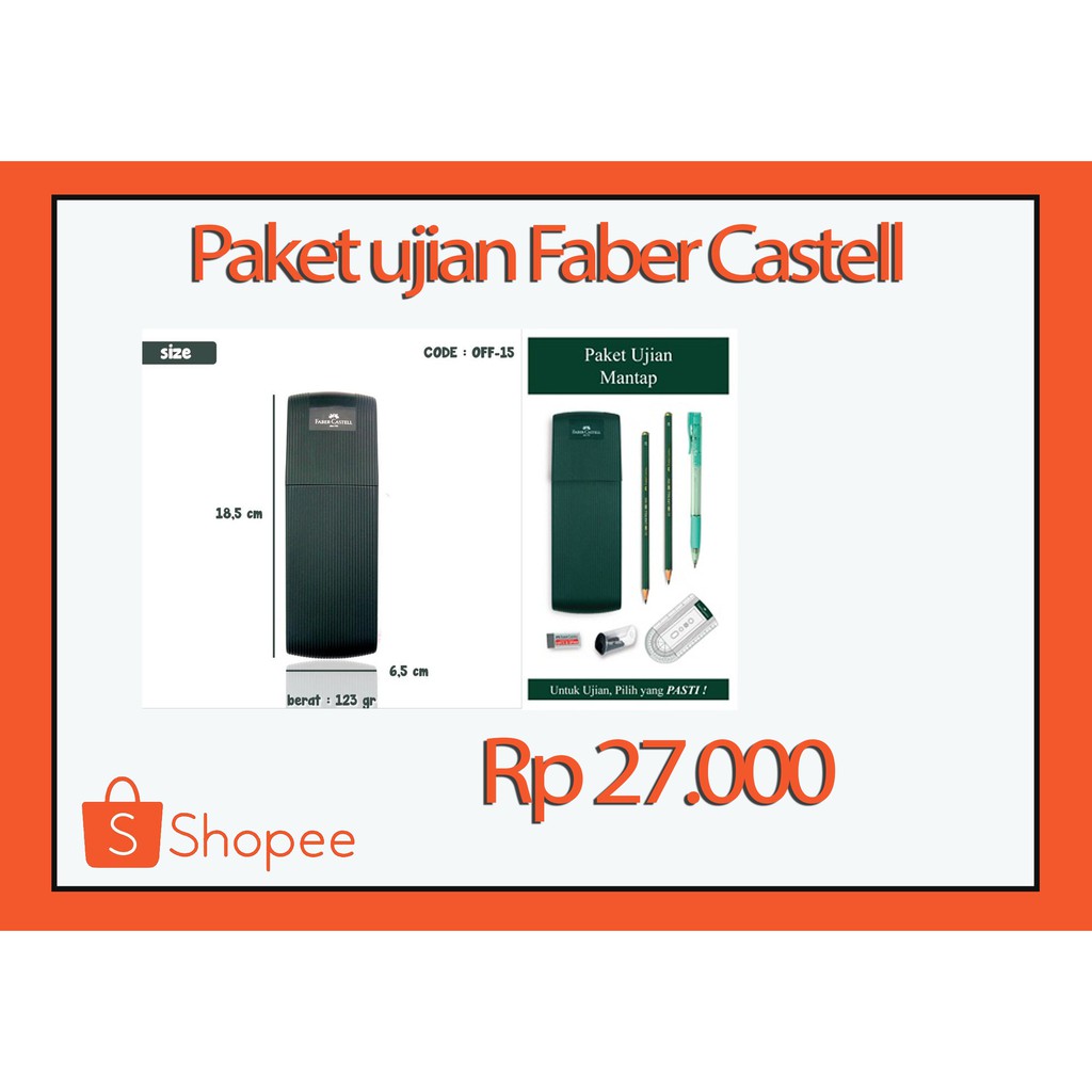 

PAKET UJIAN FABER CASTELL