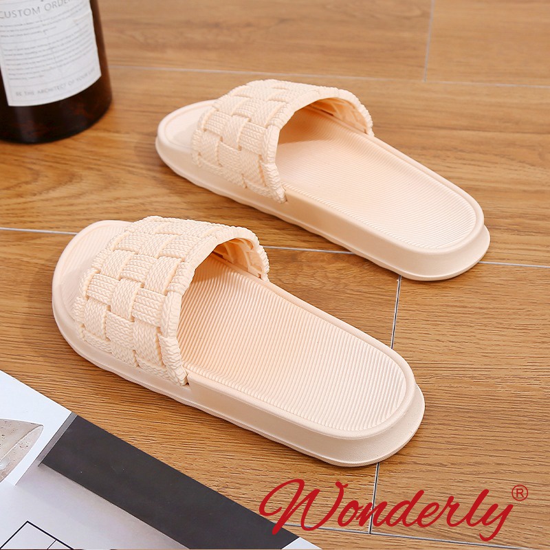 Sandal Selop Karet Wanita Sendal Slop Cewek Wonderly  l V202-A42