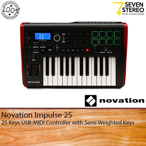 Novation Impulse 25 USB MIDI Controller