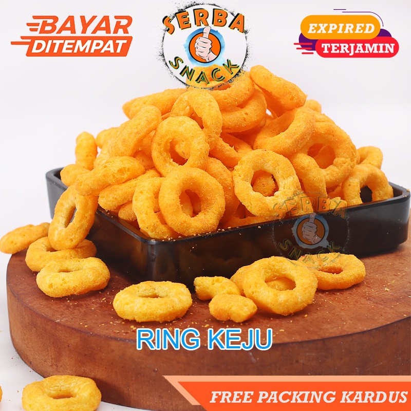 

SNACK Ring Cheese keju 125gr cemilan enak dan gurih Bisa COD Bayar ditempat