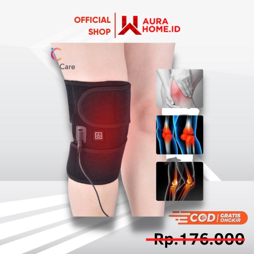Pelindung Lutut Heating Therapy Knee Support / Alat Sabuk Korset Deker Decker Penguat Pelindung Tera
