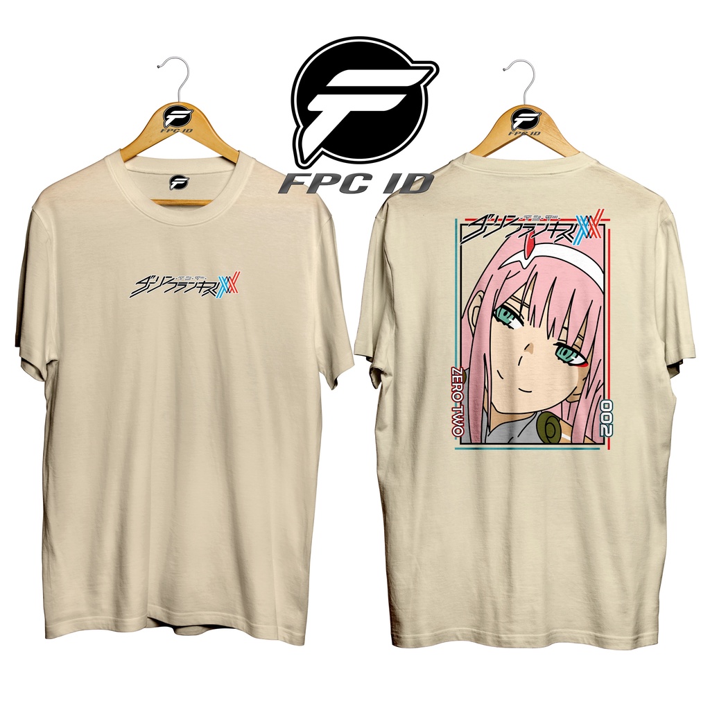 Kaos Anime Japan Zero Two Darling In The Franxx Cotton Combed 30s Baju Distro Pria Murah Atasan Wanita Jumbo Pilihan Favorit Fpc Id