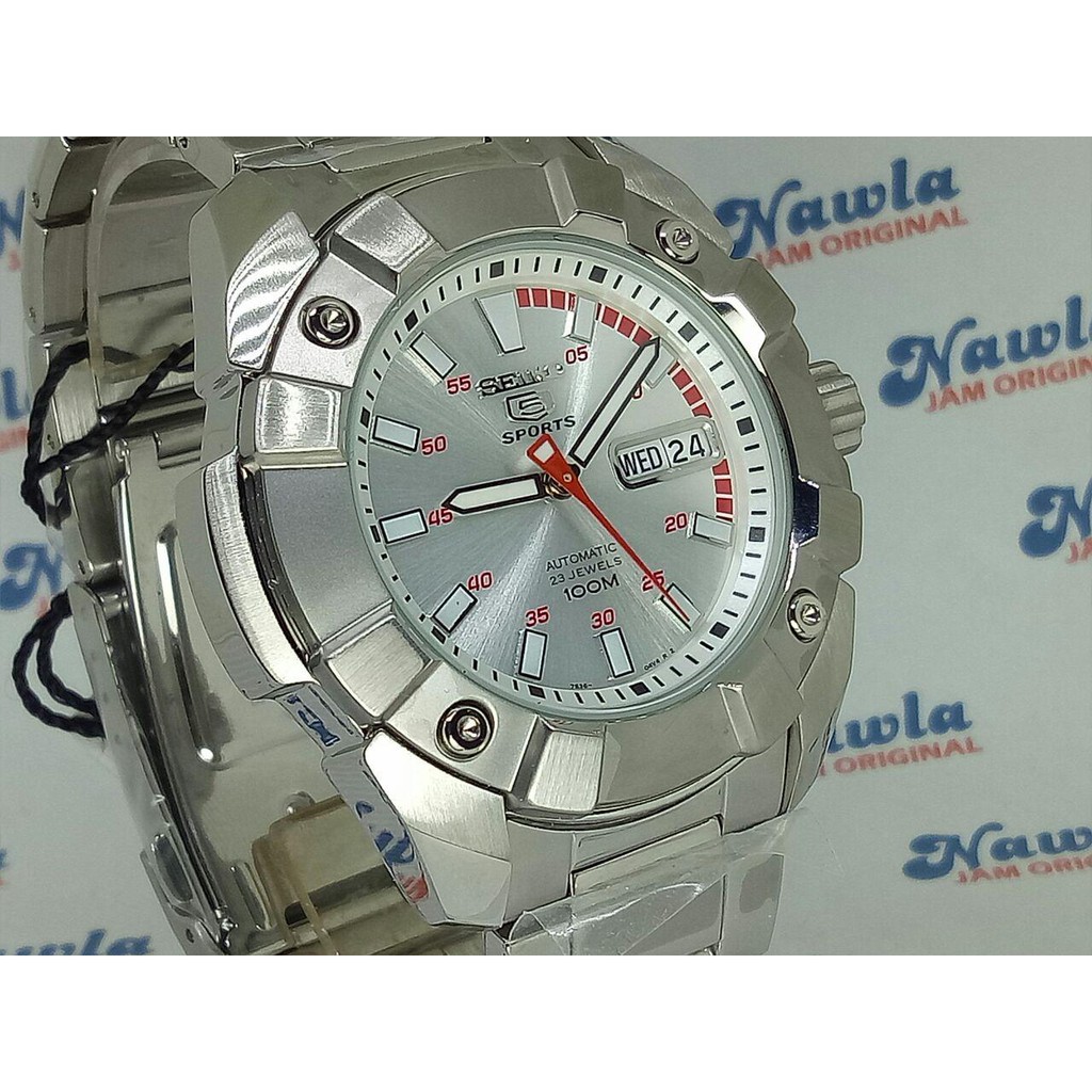 Seiko 5 Sport SNZG19K1 Silver Dial | Jam Tangan Pria SNZG19