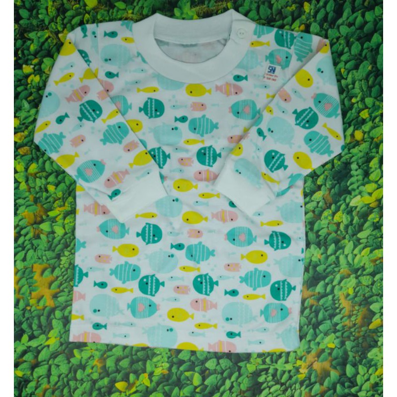 Baju Bayi / Atasan Baju Kancing Samping Uk No.12-18