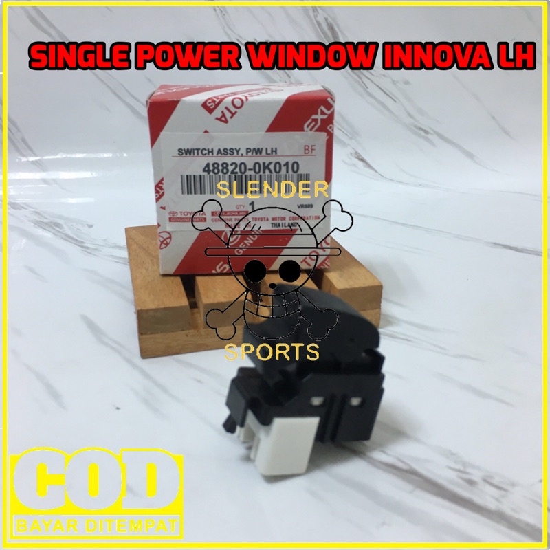 SWITCH SINGLE SAKLAR POWER WINDOW INNOVA - ANAK SAKLAR POWER WINDOW INNOVA