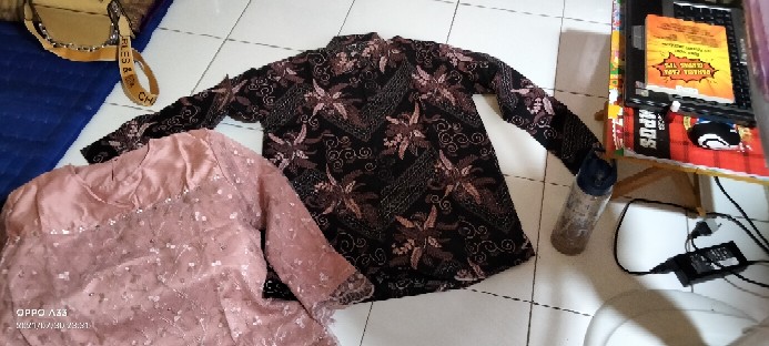Batik Couple Kebaya Set Ayudia Tunangan Modern