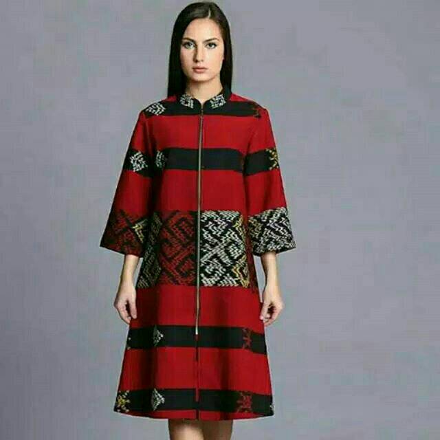 OUTER TUNIK HANDMADE TENUN BLANGKET