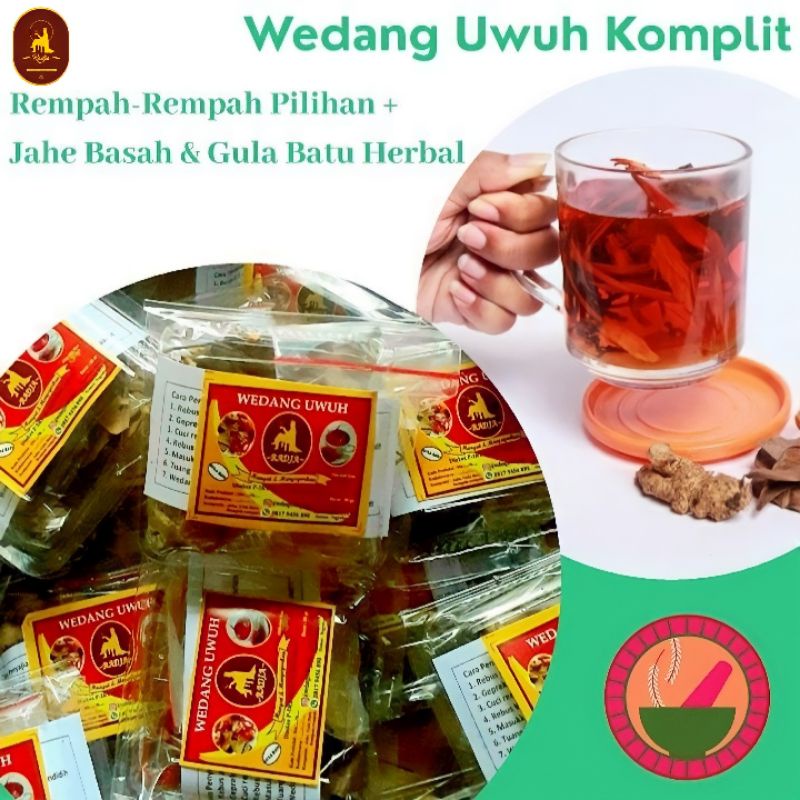 

[PREMIUM] Wedang Uwuh Rempah Komplit Premium Khas Jogjakarta- Gula Batu Herbal "RADJA