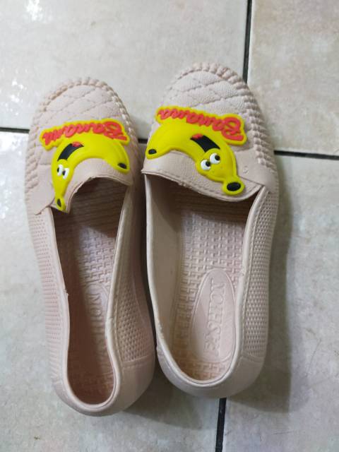 SALE STOCK Sepatu Karet Selop Anak Perempuan Anti Air Warna Random