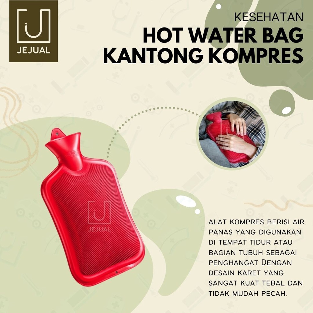 Jual Jejual Ready Stock Bantal Kompres Perut Air Hangat Elektrik Panas Hot Water Bag Kantong