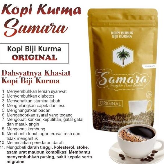 

Kopi Kurma Samara Original 250gr / Kopi Biji Kurma New Cover 250gr