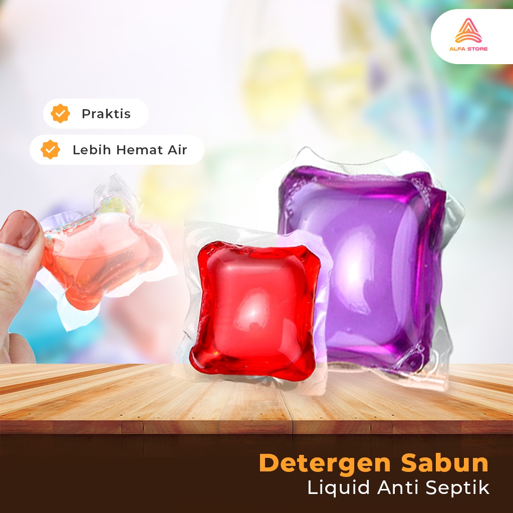 Detergent Gel Sabun Cuci Laundry Liquid Anti Septik