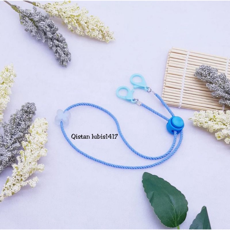 Strap mask elastis premium kupu salju dan bening beli 10 free 2