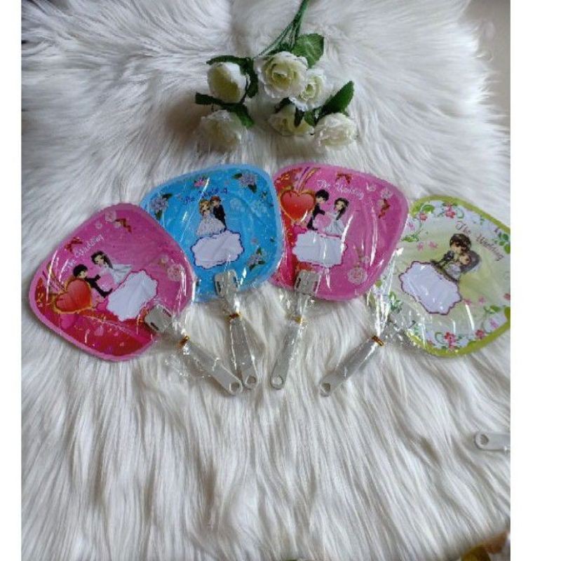 Souvenir kipas Wedding