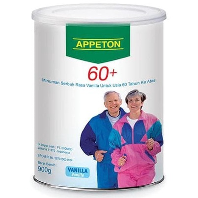 

Dijual Appeton 60+ 900Gr Vanilla (Susu Nutrisi Orang Tua) Berkualitas