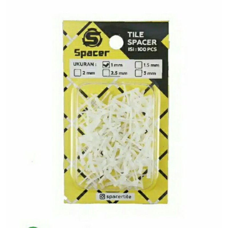 Spacer nat keramik ukuran 1mm