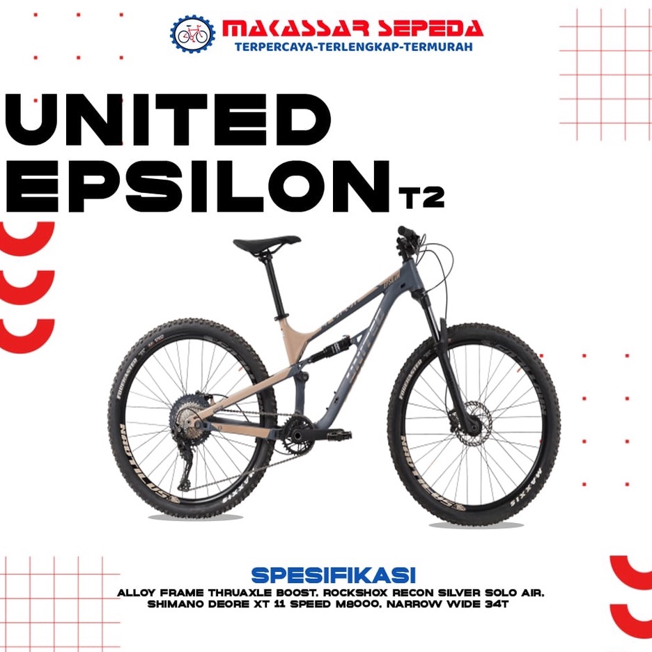 SEPEDA MTB UNITED EPSILON T2 29.0