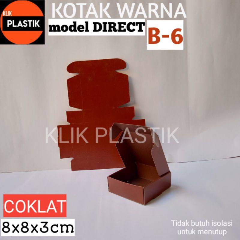 

Isi 36pcs KOTAK AKSESORIS B-6 COKLAT TEMPAT SOUVENIR PILLOW BOX KARDUS BUNGKUS KADO