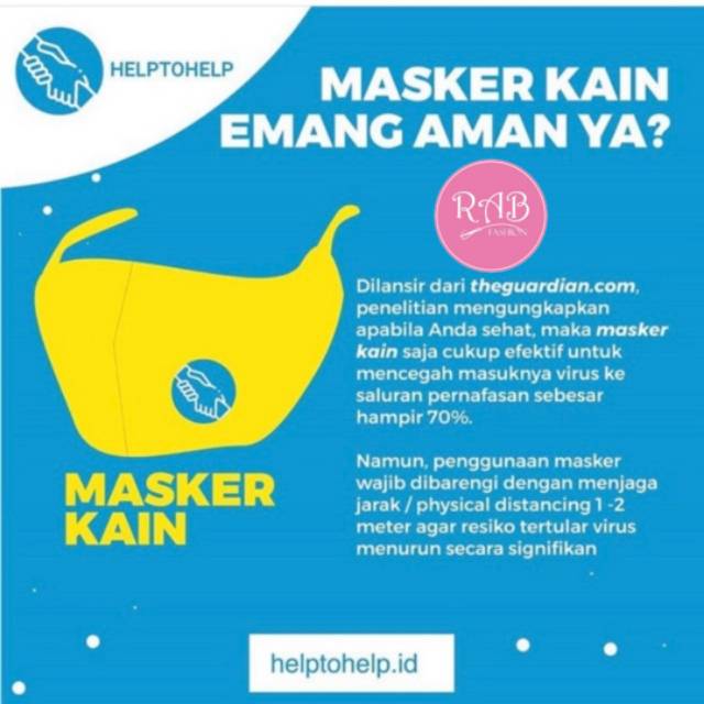 MASKER ASLI SRITEX ANTI AIR &amp; BAKTERI