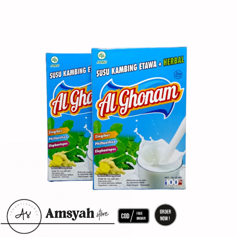 

Al Ghonam Susu Kambing Etawa+ Herbal