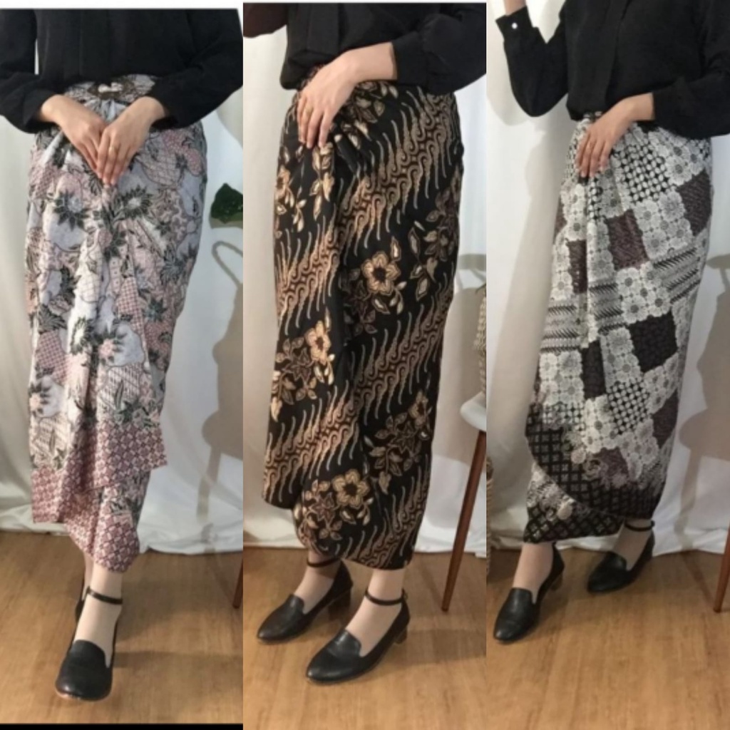 Rok Lilit Floral Original / Rok Kebaya / Bawahan Kebaya / Rok Batik / Bawahan Batik / Rok Wisuda / Rok Kondangan / Kain Lilit Batik / Batik