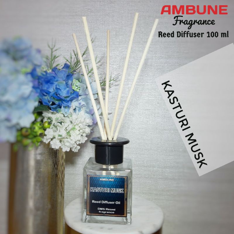 Kasturi Musk - reed diffuser 100 ml pengharum ruangan Ambune